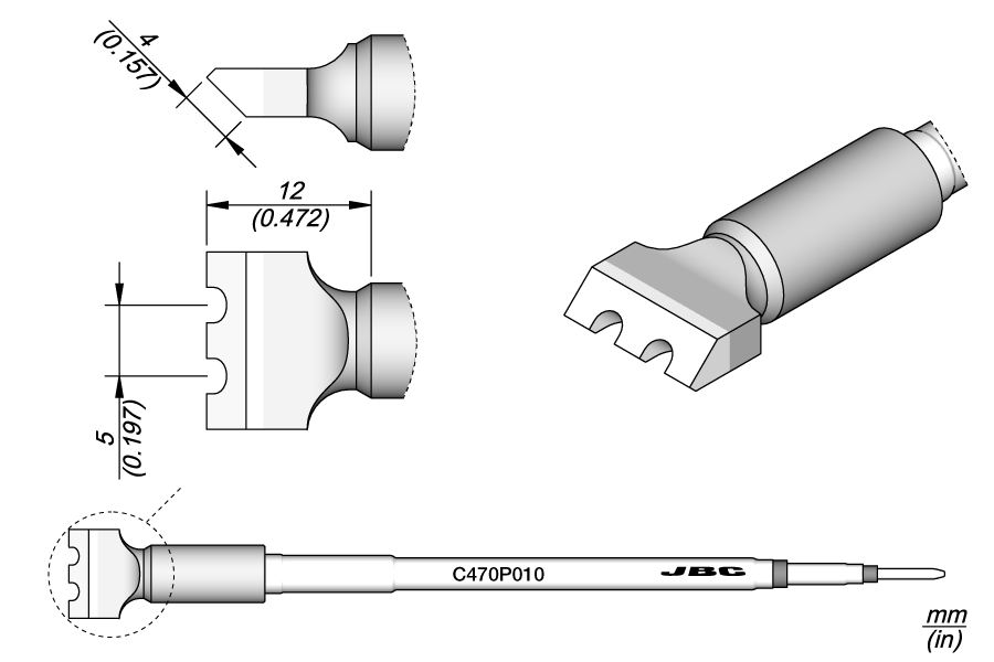 C470P010 - Multipad Blade Cartridge 10.3